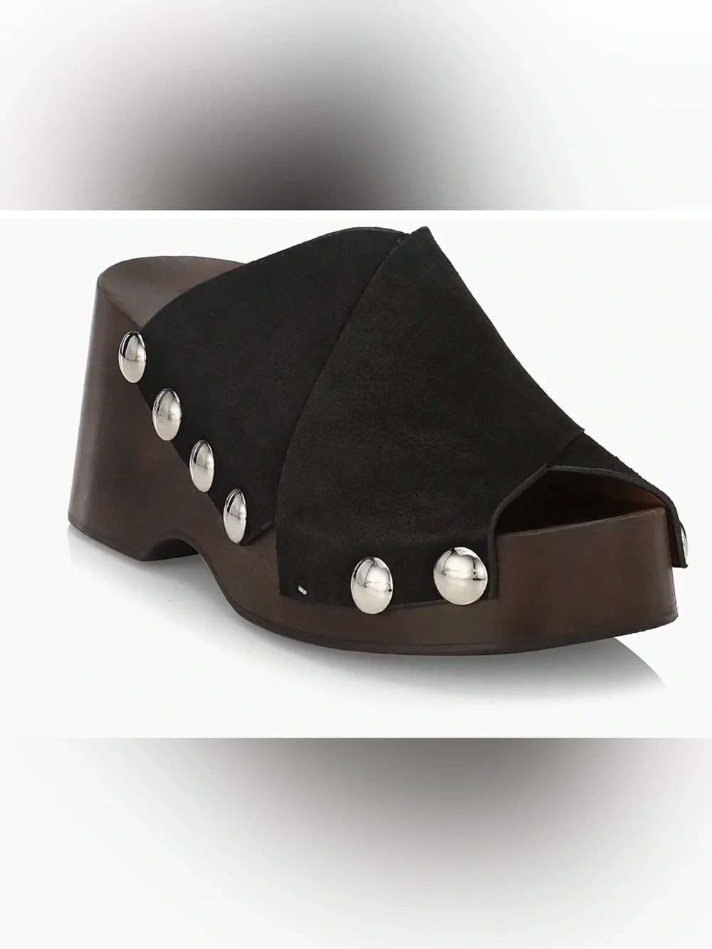 Ganni Retro Leather Platform Sandals